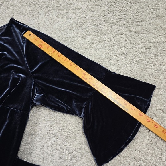 Talbots Shirt Women 3X Velvet Bell Sleeve Scoop Neck Stretch Whimsigoth READ - Picture 11 of 12